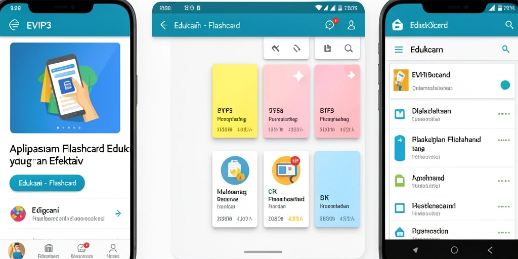 Tampilan antarmuka EVIP3 yang intuitif dan menarik untuk belajar.