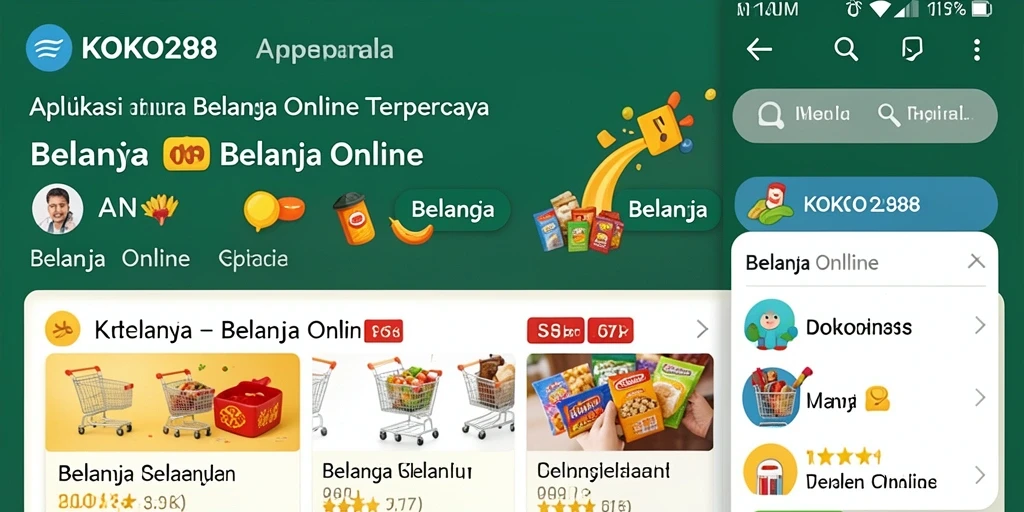 Tampilan pengguna KOKO288 yang mudah digunakan untuk berbelanja online.