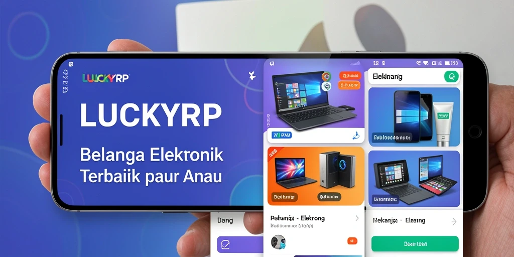 Tampilan antarmuka LUCKYRP yang menarik dan fungsional.