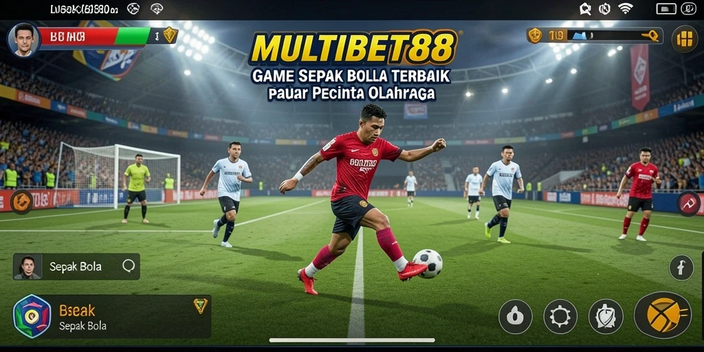 Antarmuka GAME MULTIBET88 dengan visual Sepak Bola yang memukau.