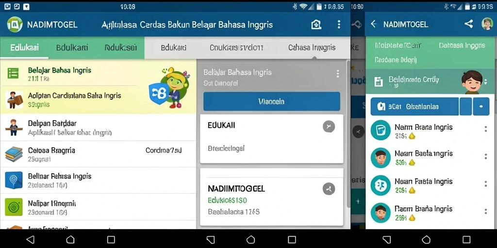 Tampilan antarmuka aplikasi NADIMTOGEL yang menarik dan interaktif.